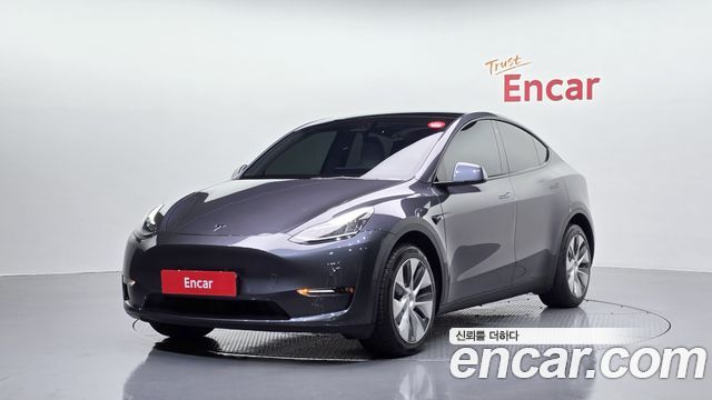 2022 Tesla Model Y, VIN 7SAYGDEE1NF414152