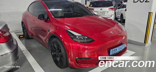 2021 Tesla Model Y, VIN 5YJYGDEF5MF225377