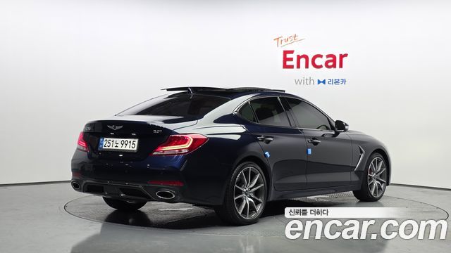 2020 Genesis G70, VIN KMTG341ABLU074412